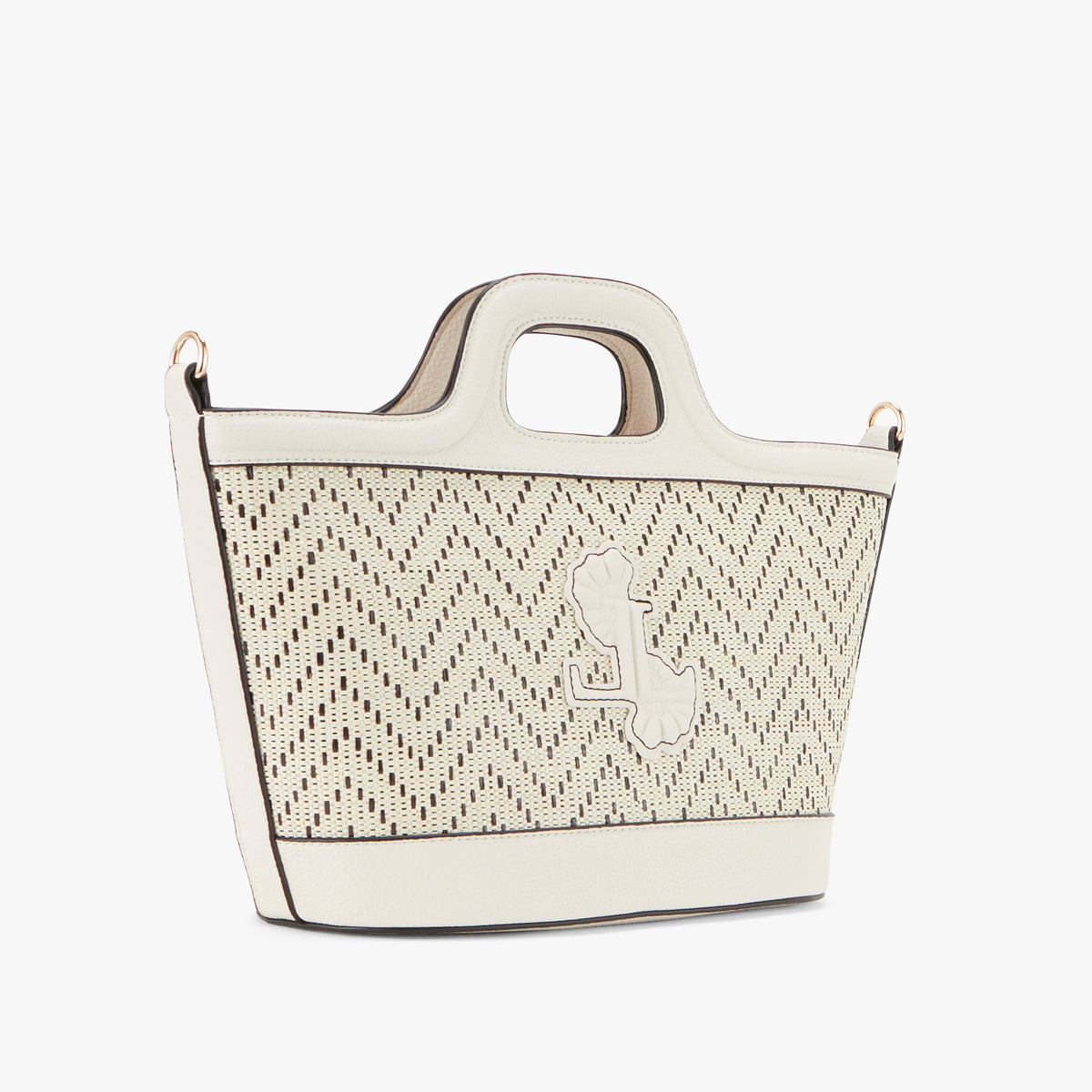 Sac shopper blanc Priscillia