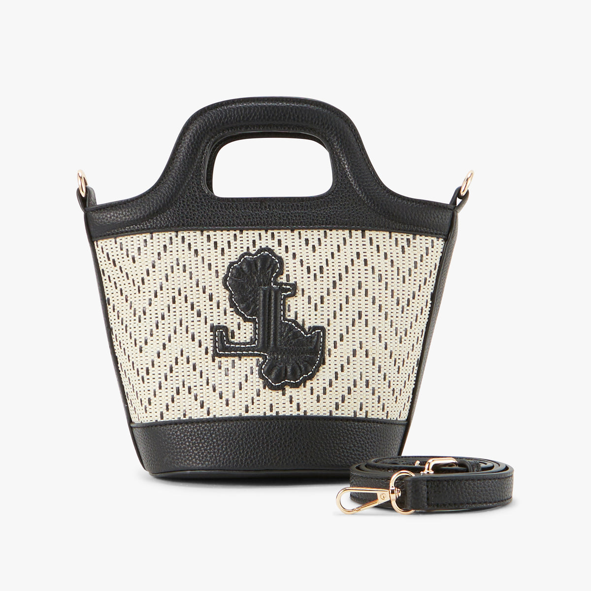 Petit sac shopper noir Priscillia