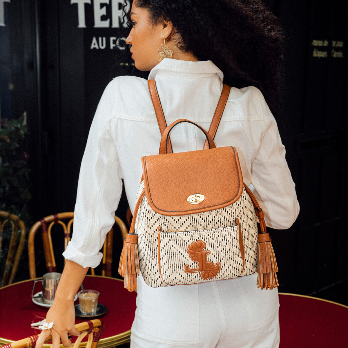 Sac à dos camel Priscillia