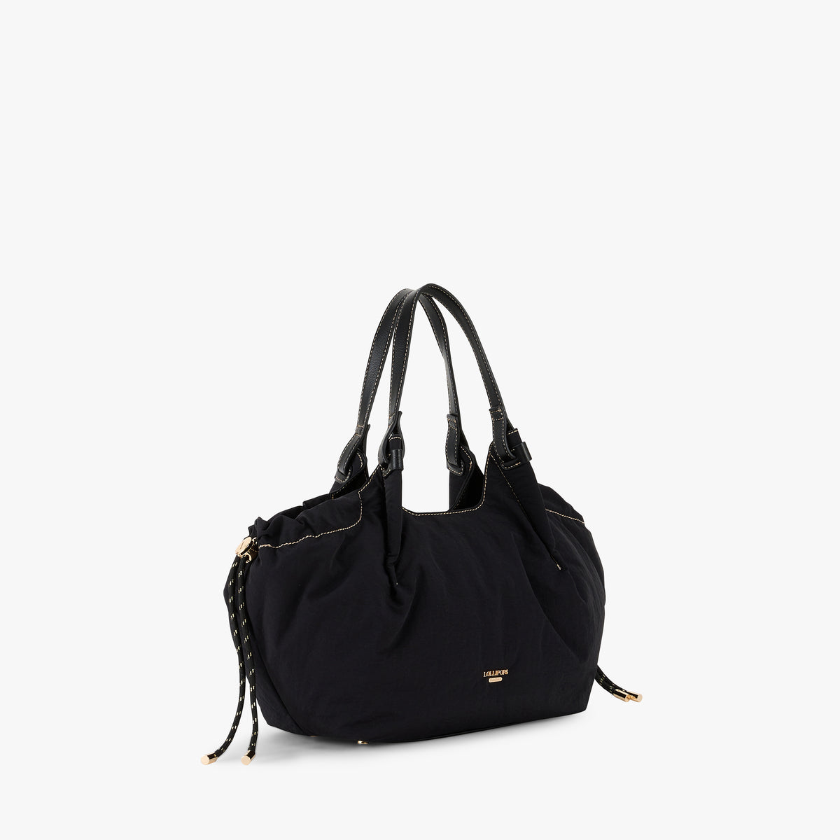 Sac shopper noir Pome