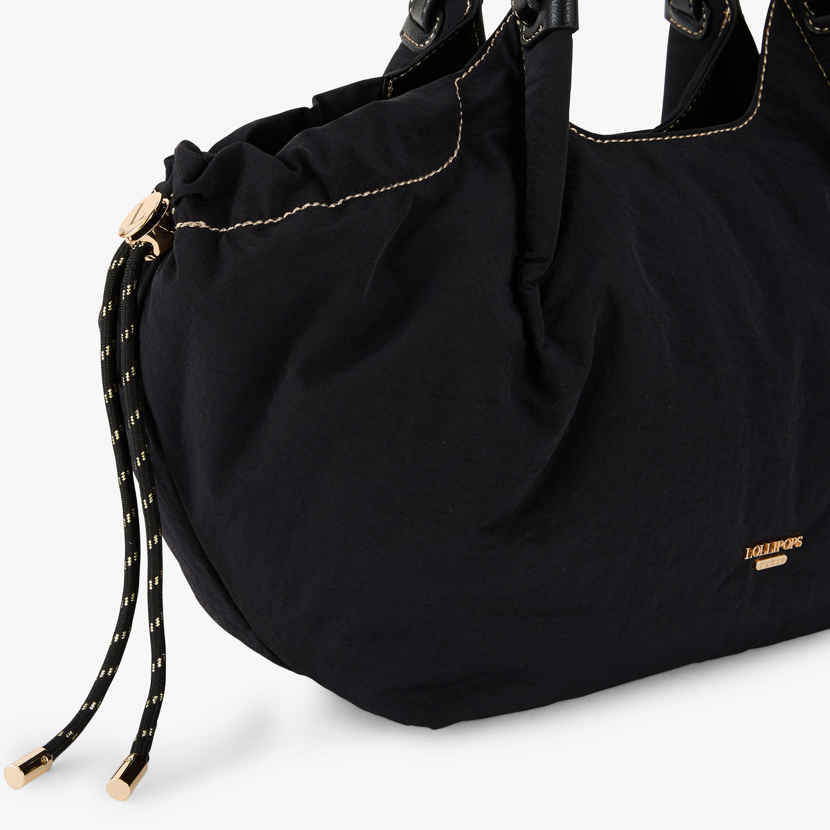 Sac shopper noir Pome