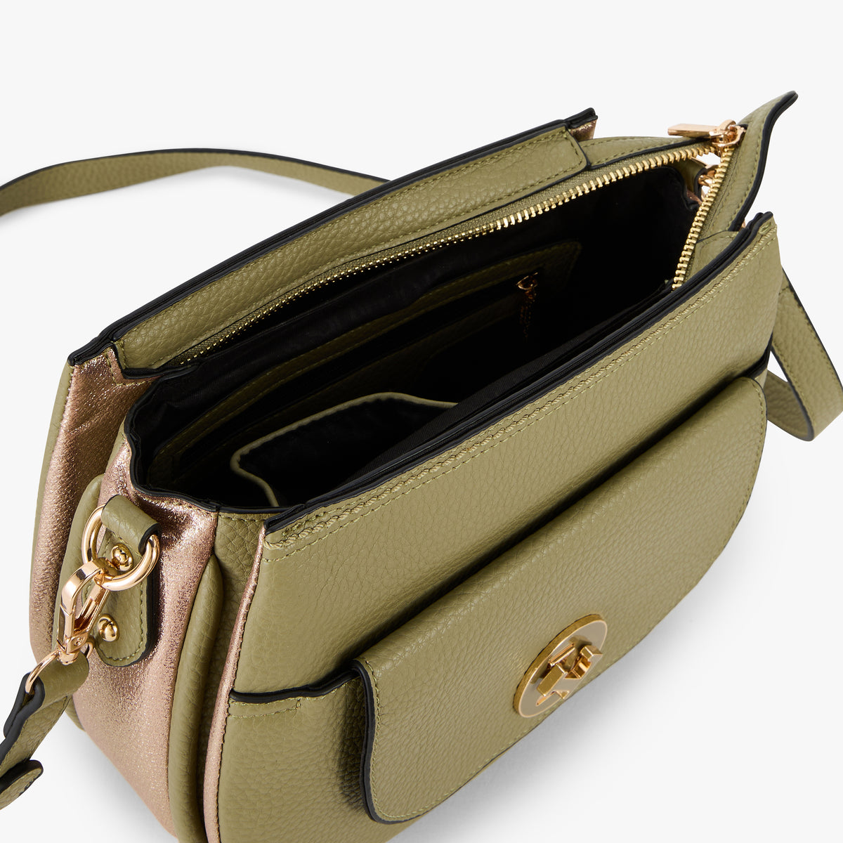 Sac multi poches kaki Patsy