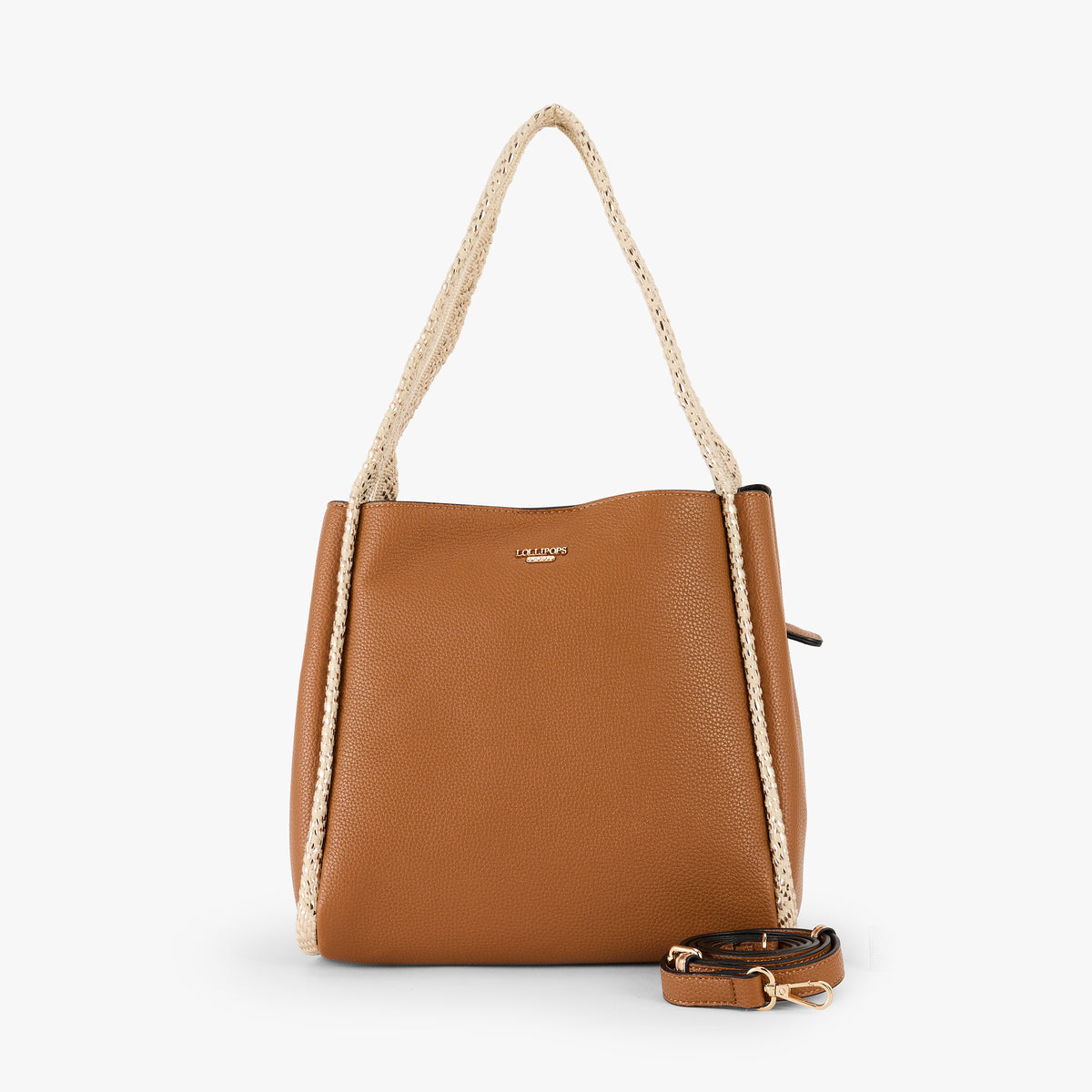 Grand sac shopper beige Pema