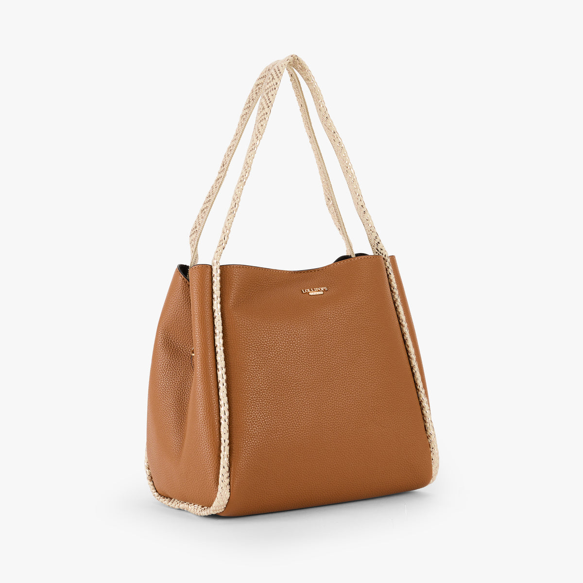 Grand sac shopper beige Pema