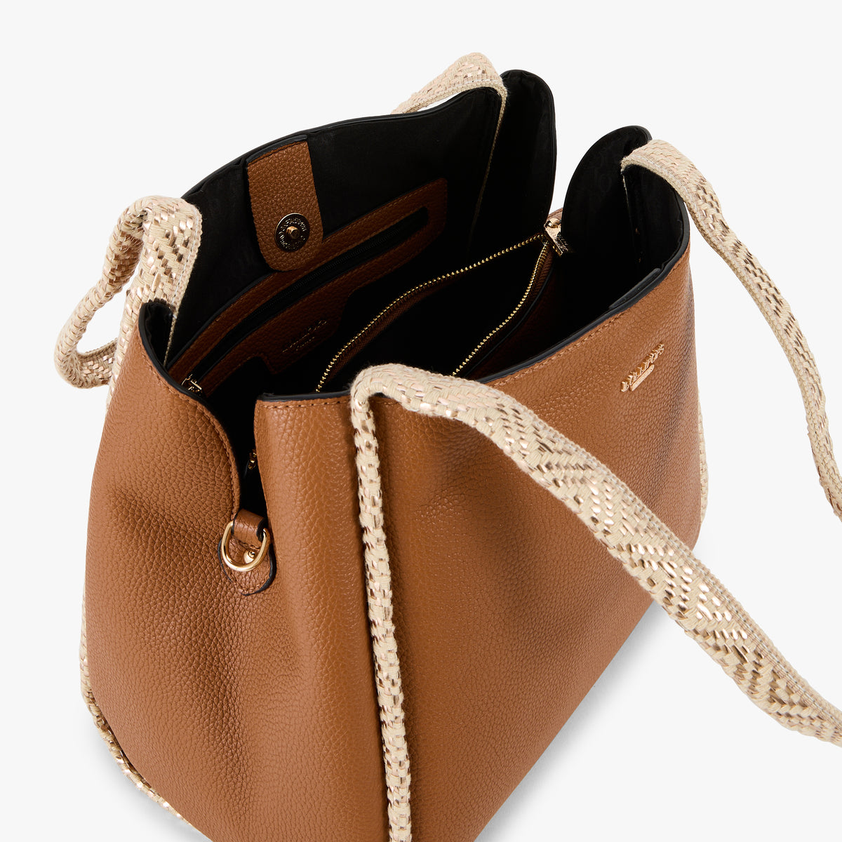 Grand sac shopper beige Pema