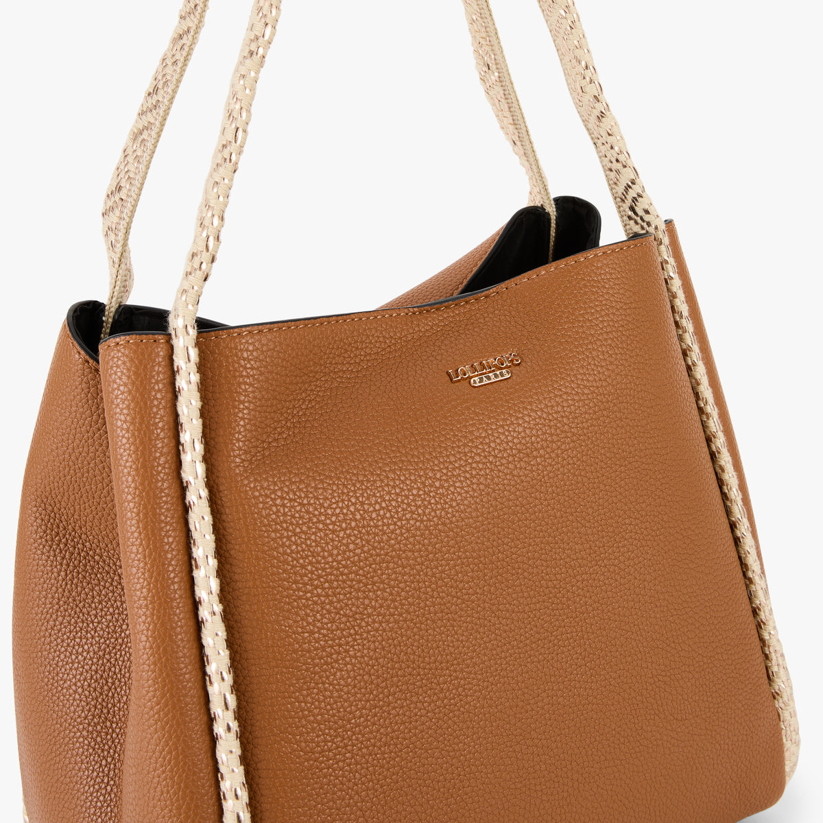 Grand sac shopper beige Pema