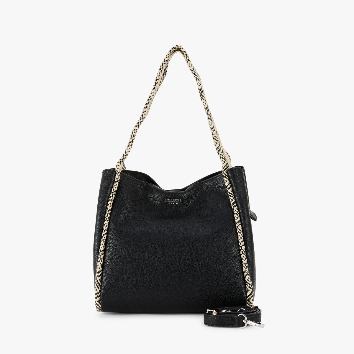 Grand sac shopper noir Pema