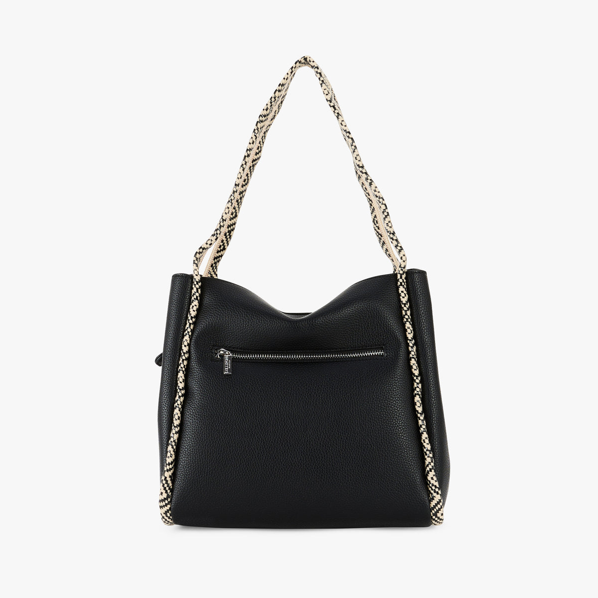 Grand sac shopper noir Pema