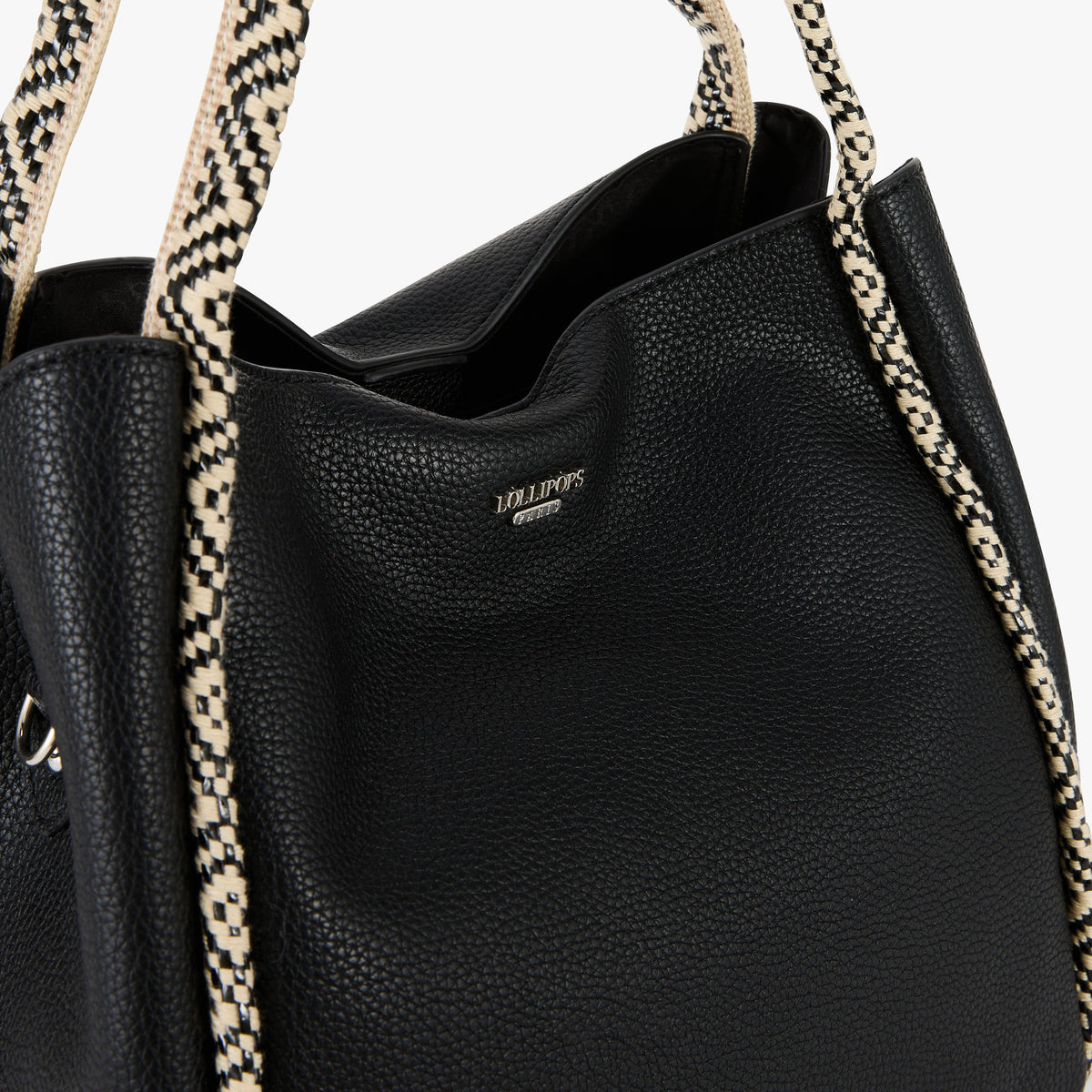 Grand sac shopper noir Pema