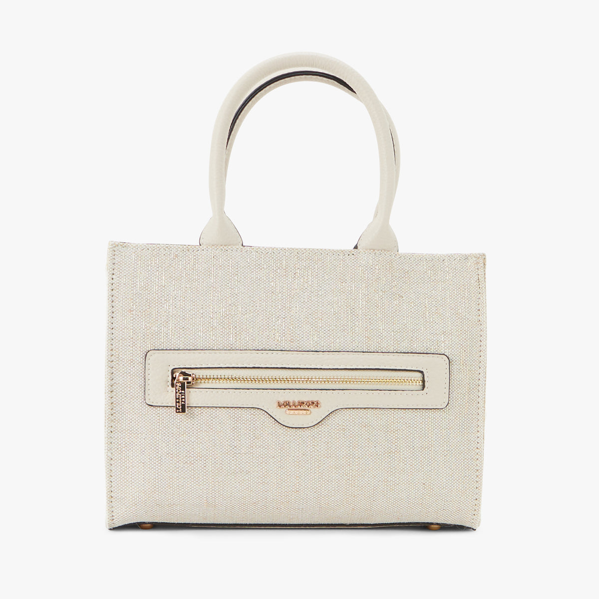 Sac shopper blanc Pierette