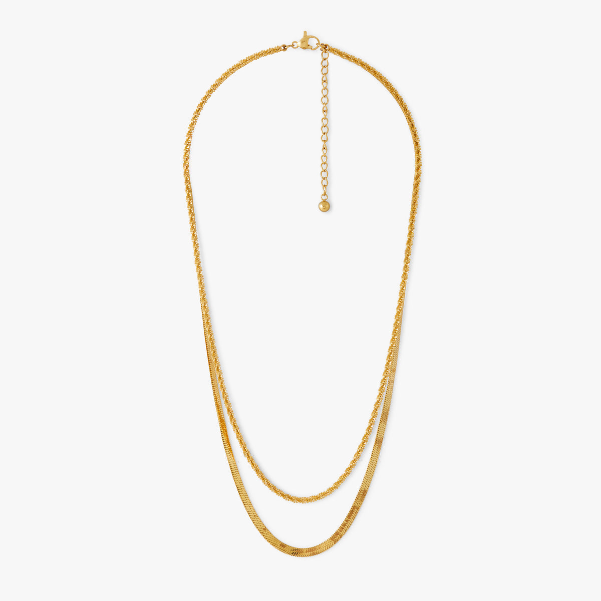 Collier multi rangs chaîne Acier