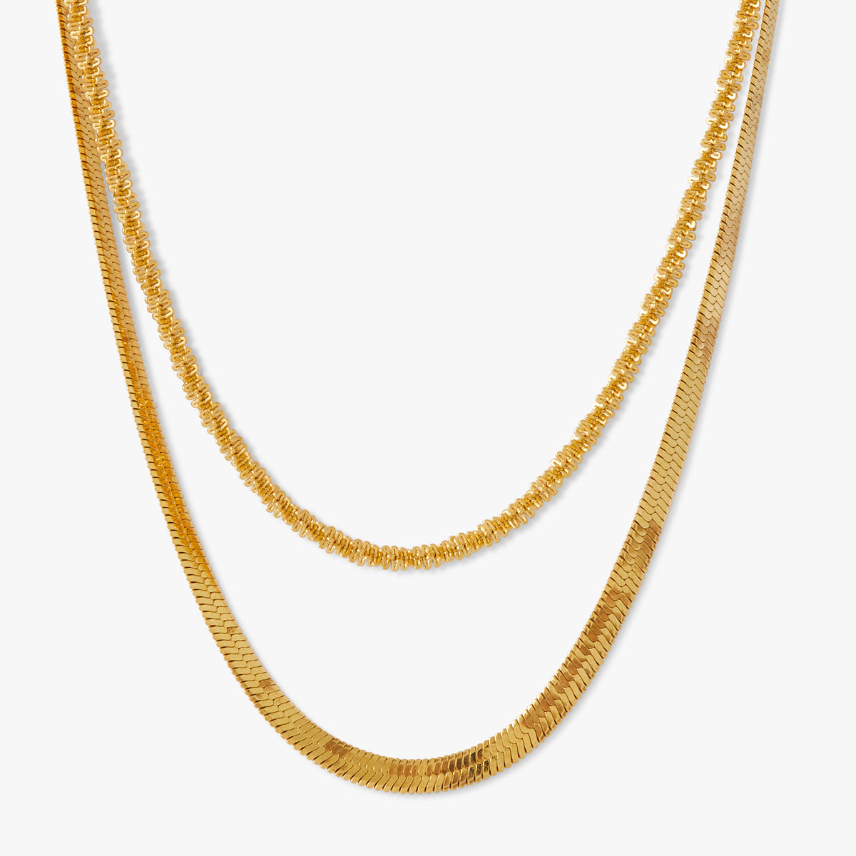 Collier multi rangs chaîne Acier