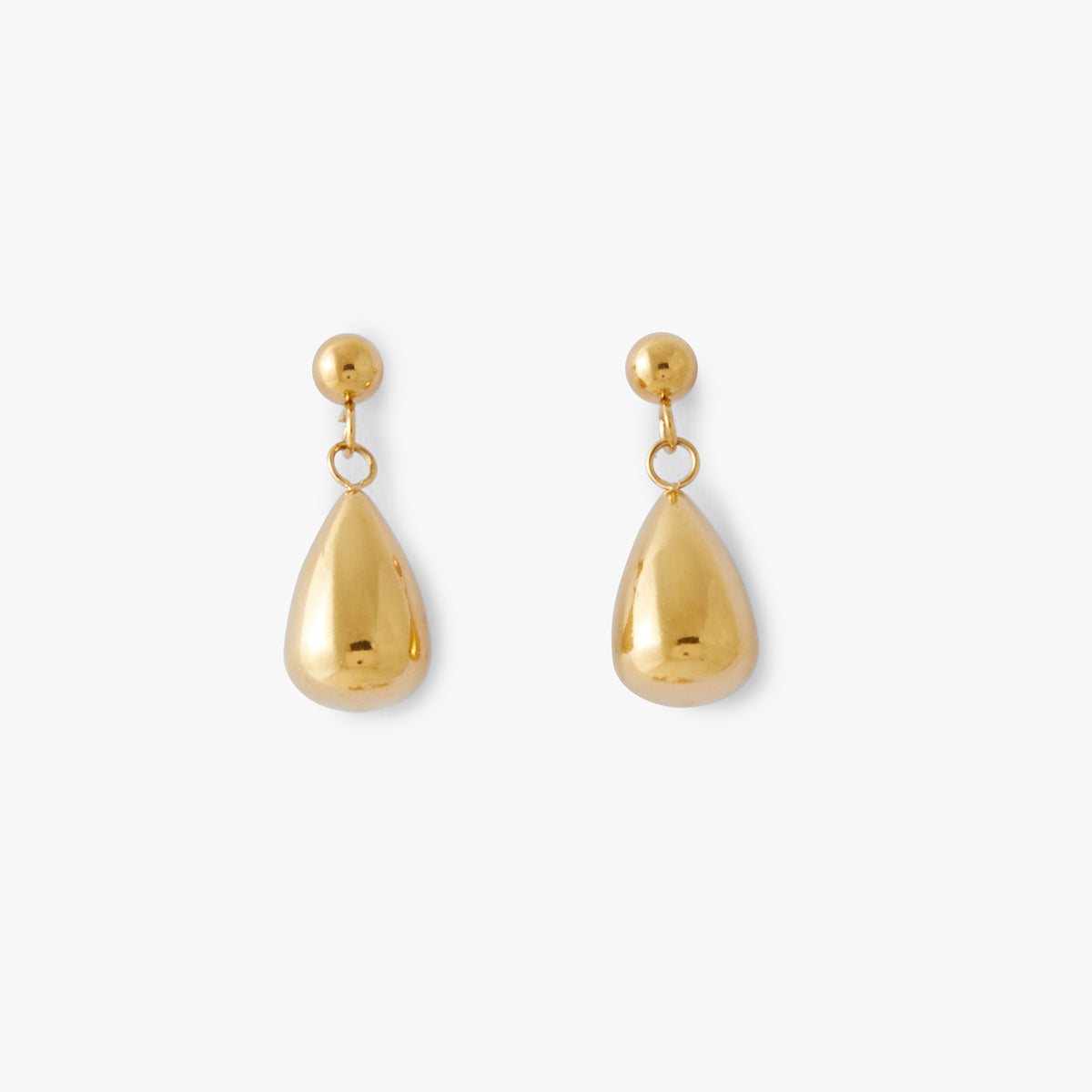 Boucles d'oreilles goutte Acier