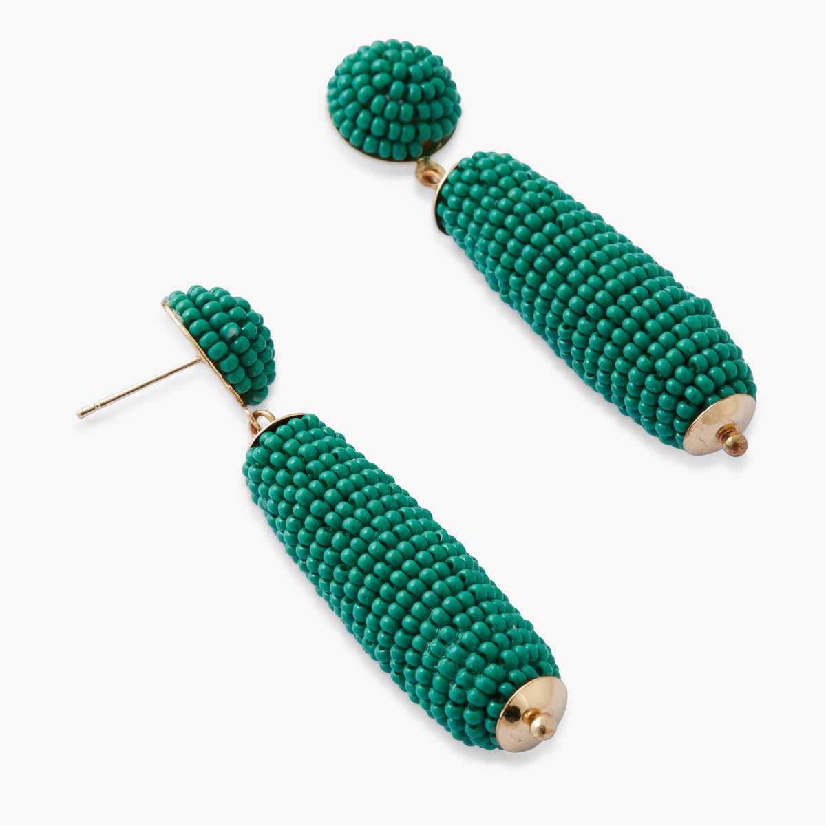 Boucles d'oreilles goutte en perles de rocailles Tropical Feel