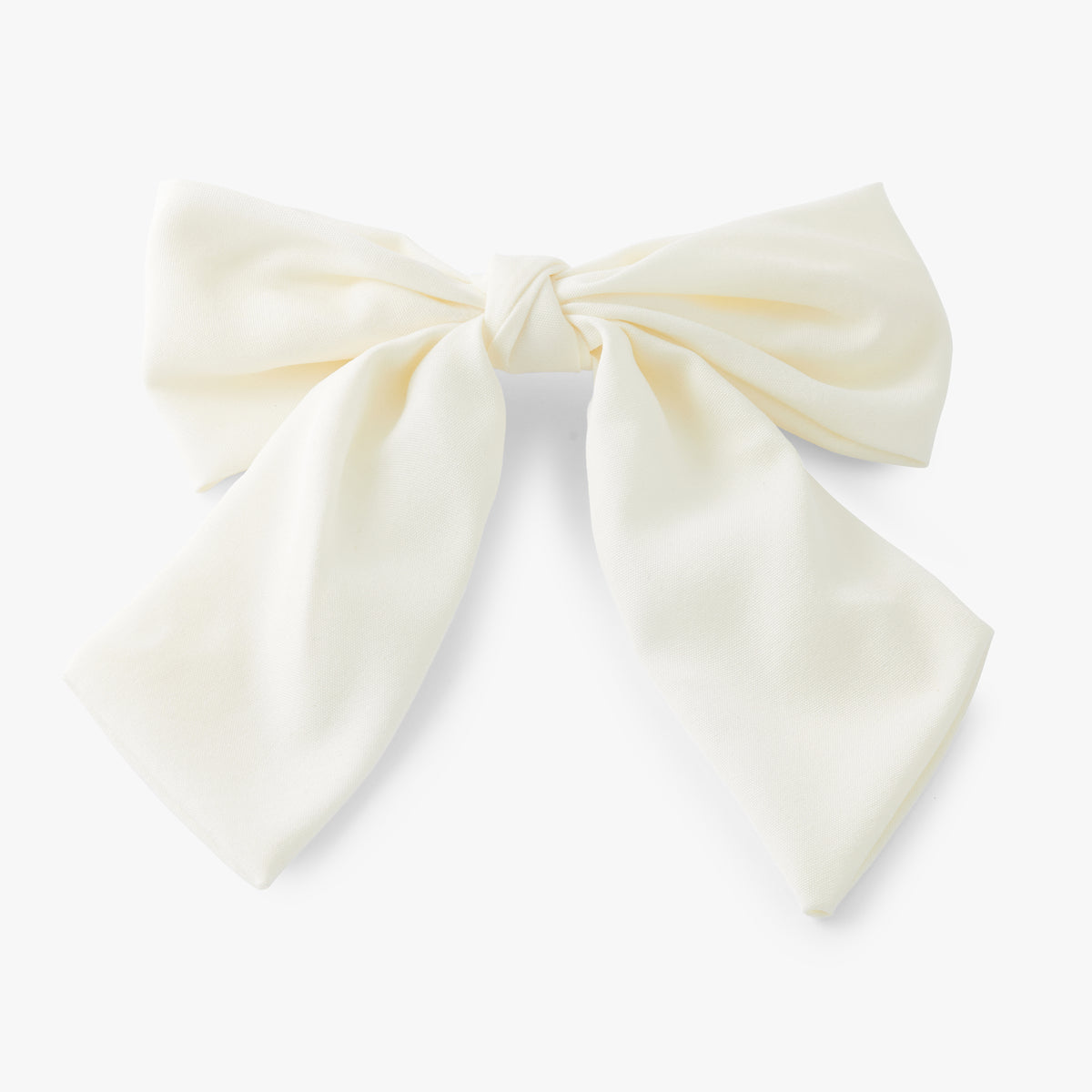 Barette nœud en satin