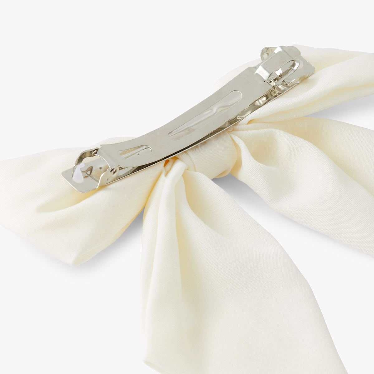 Barette nœud en satin