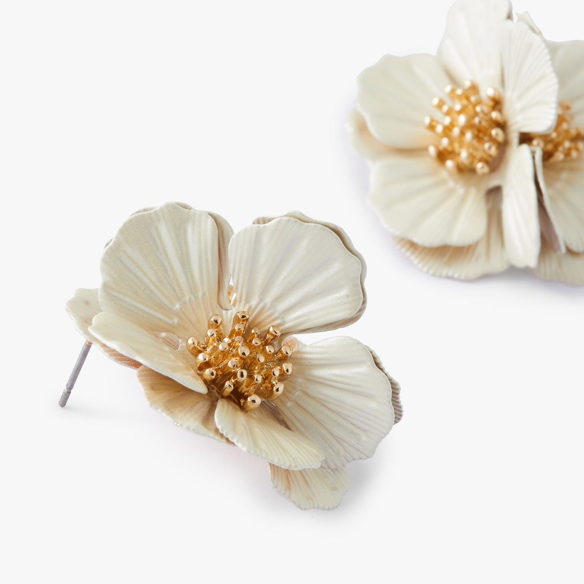 Boucles d'oreilles fleurs - Ivory Bloom