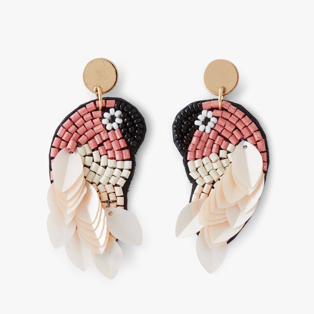 Boucles d'oreilles perroquet Tropical Feel
