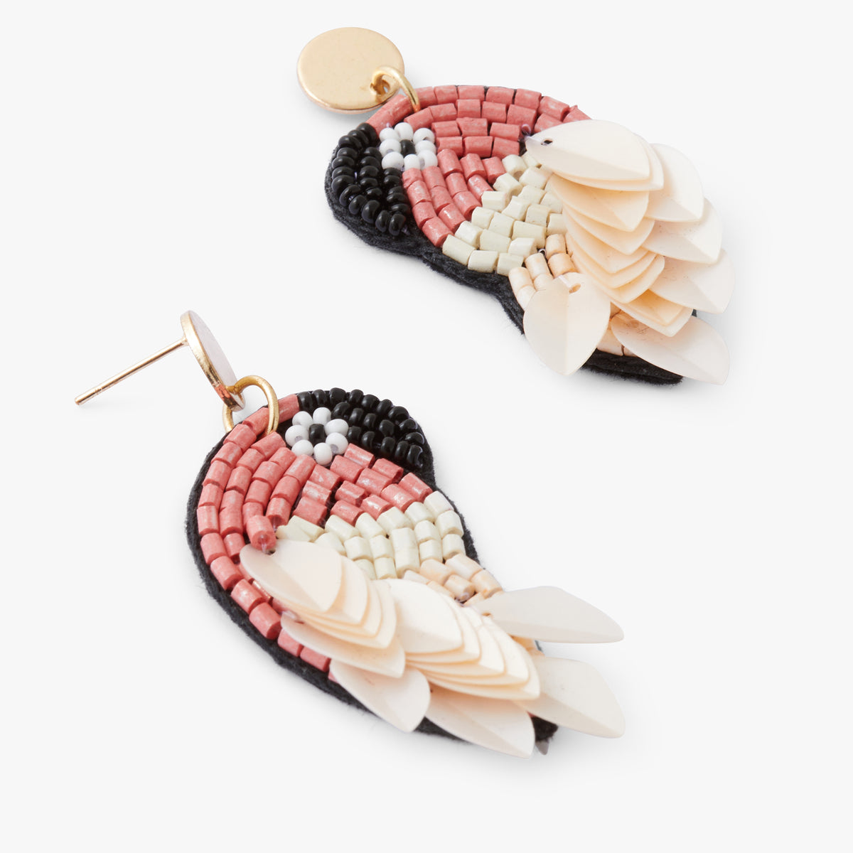 Boucles d'oreilles perroquet Tropical Feel