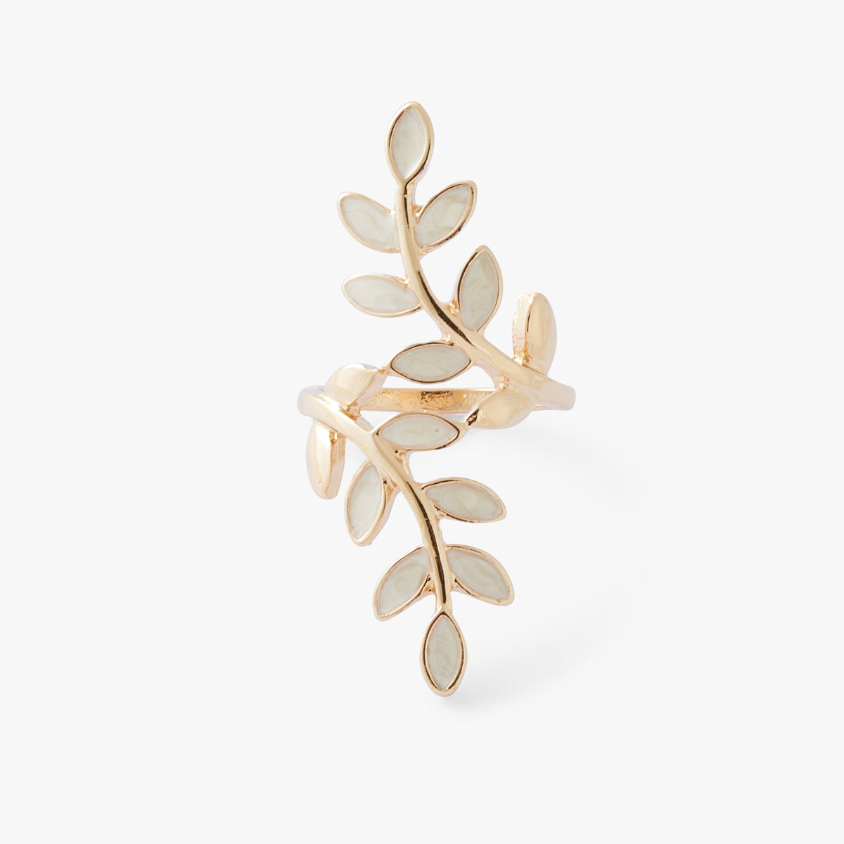Bague feuilles Ivory Bloom