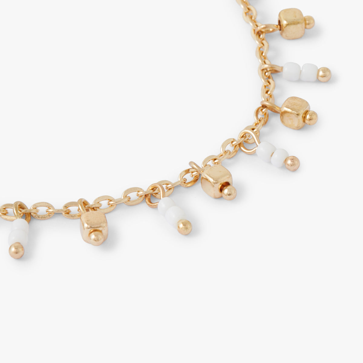 Chaine de cheville avec perles de rocailles