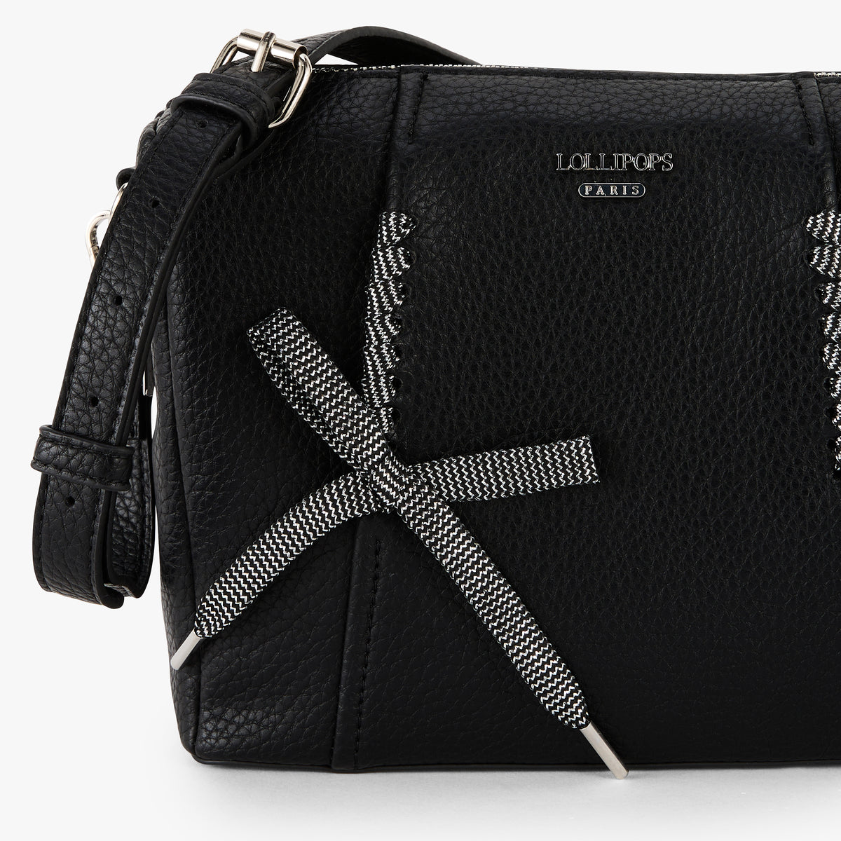 Sac porté épaule noir Pegguy