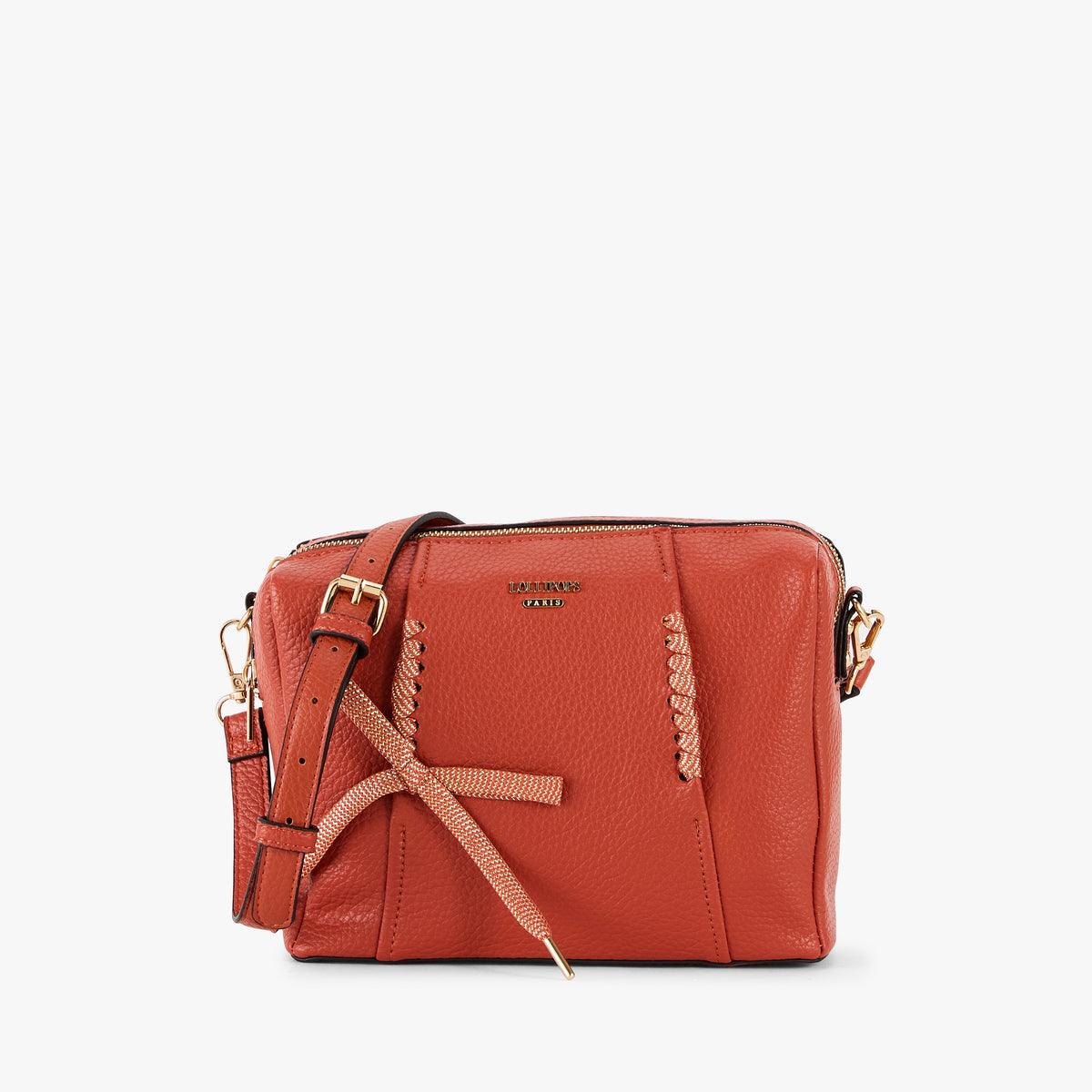 Sac porté épaule brique Pegguy