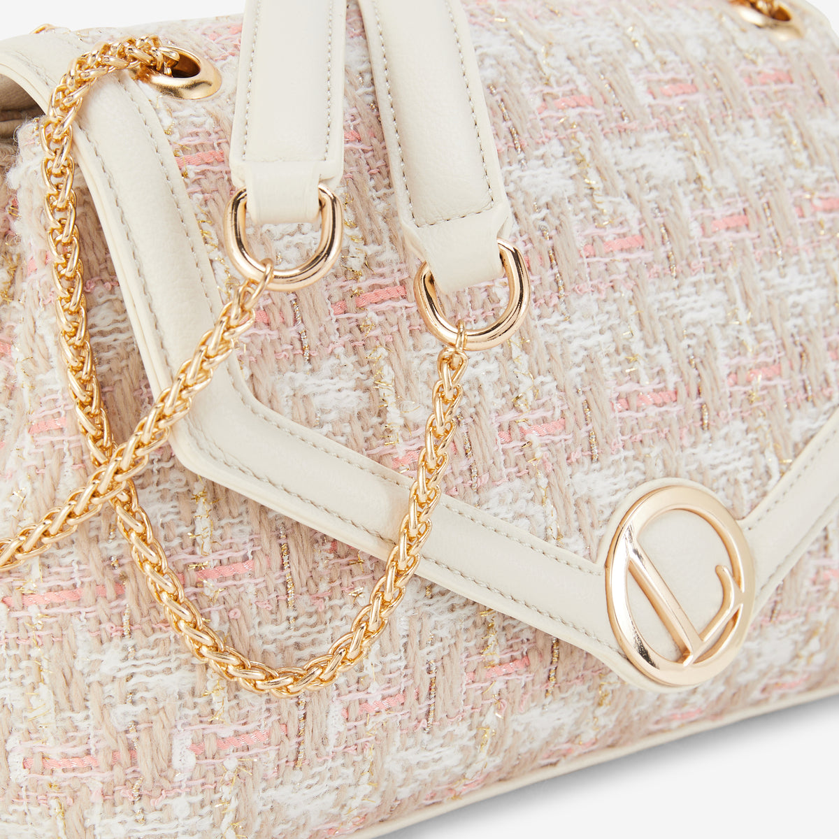 Sac porté épaule beige Paula