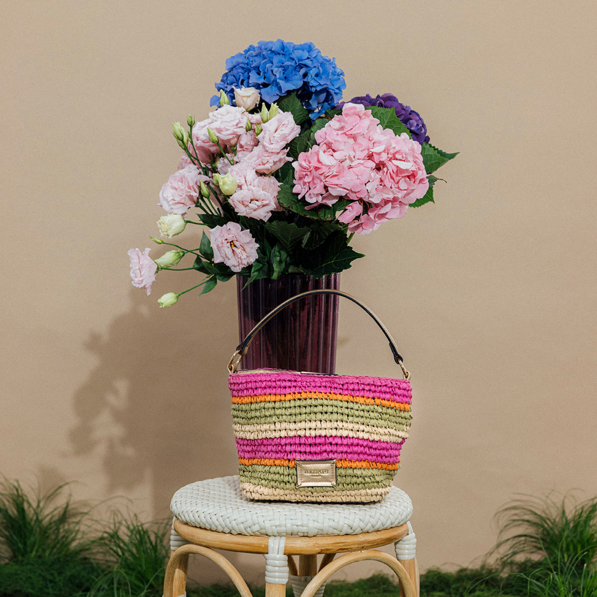 Sac seau multicolore Preziosa