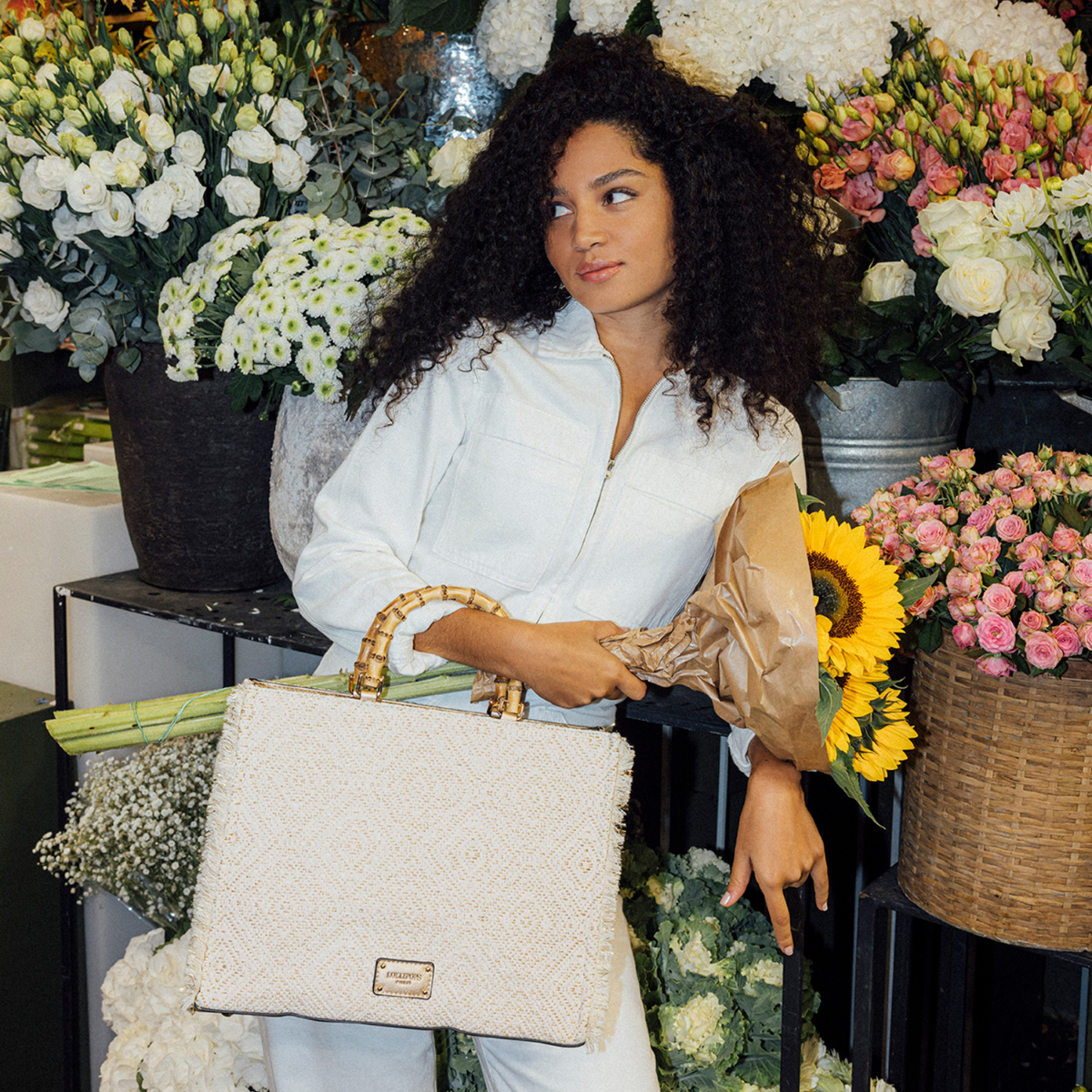 Sac shopper L ivoire Polly