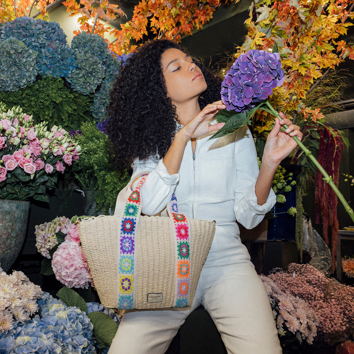 Sac panier beige Pietra