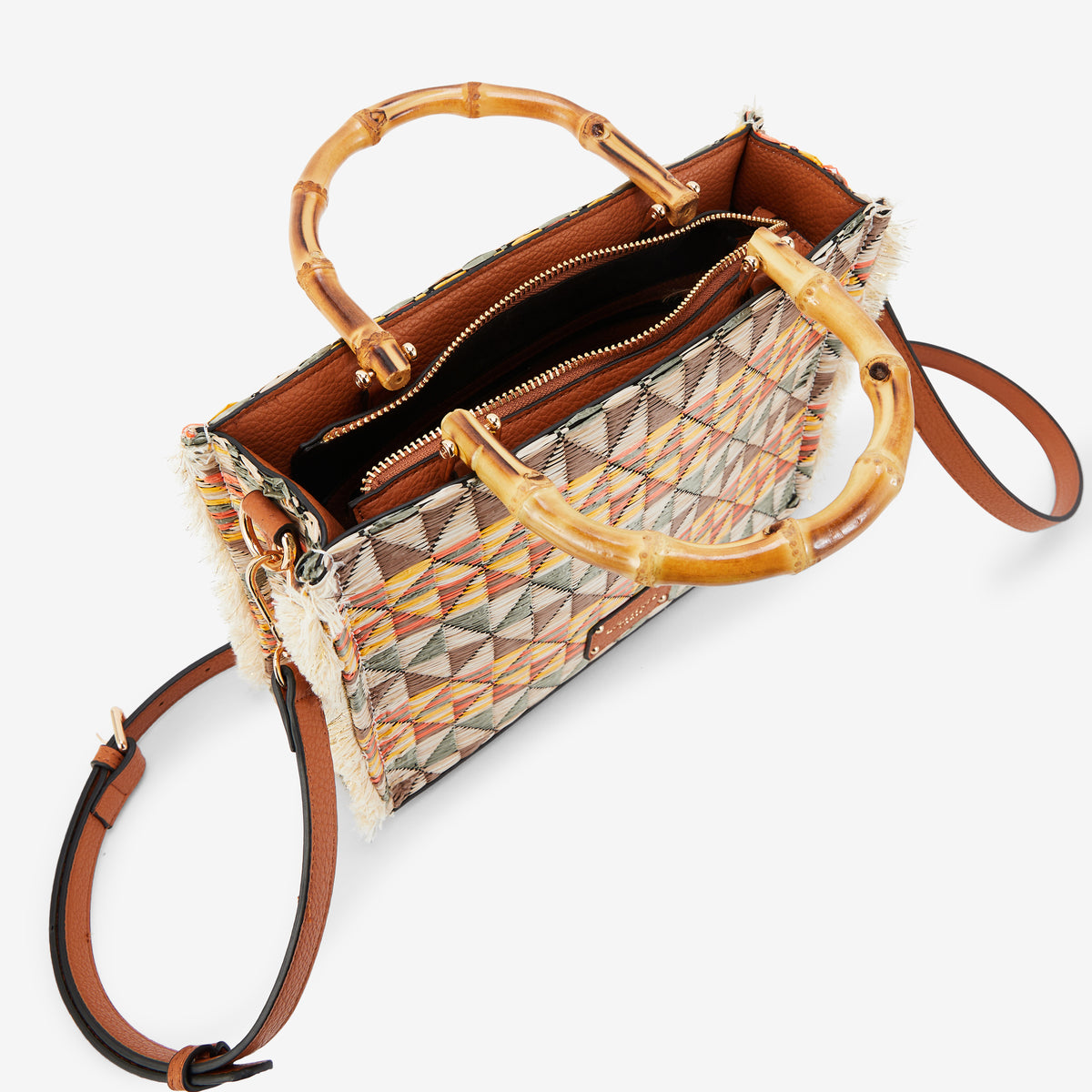 Sac shopper M bleu Polly