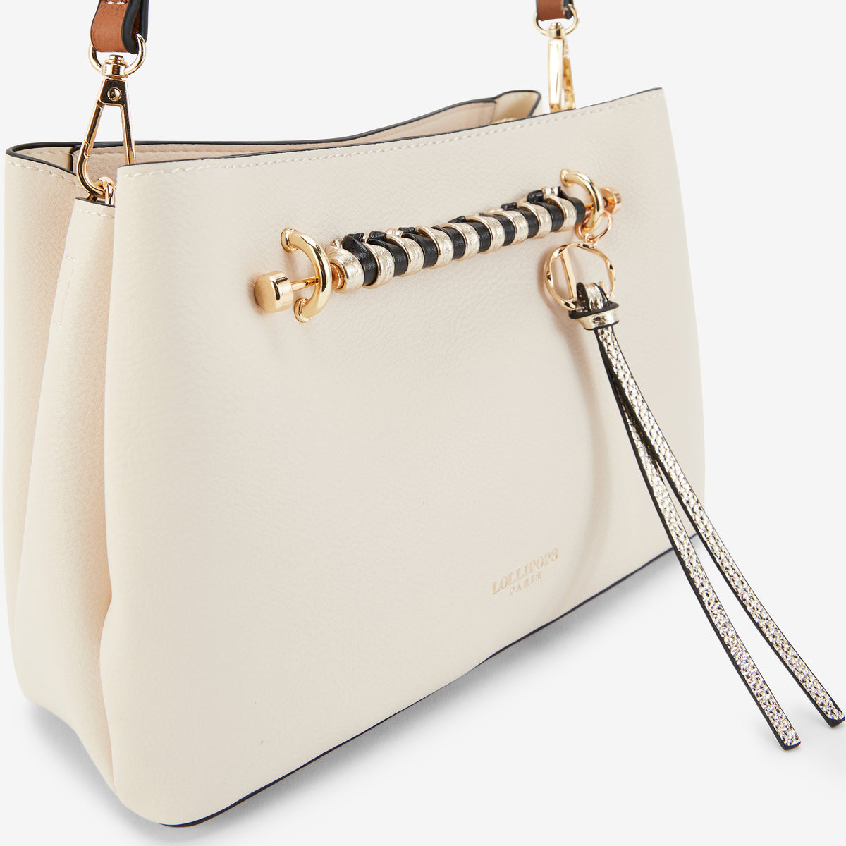 Sac porté épaule M ivoire P-Kitami