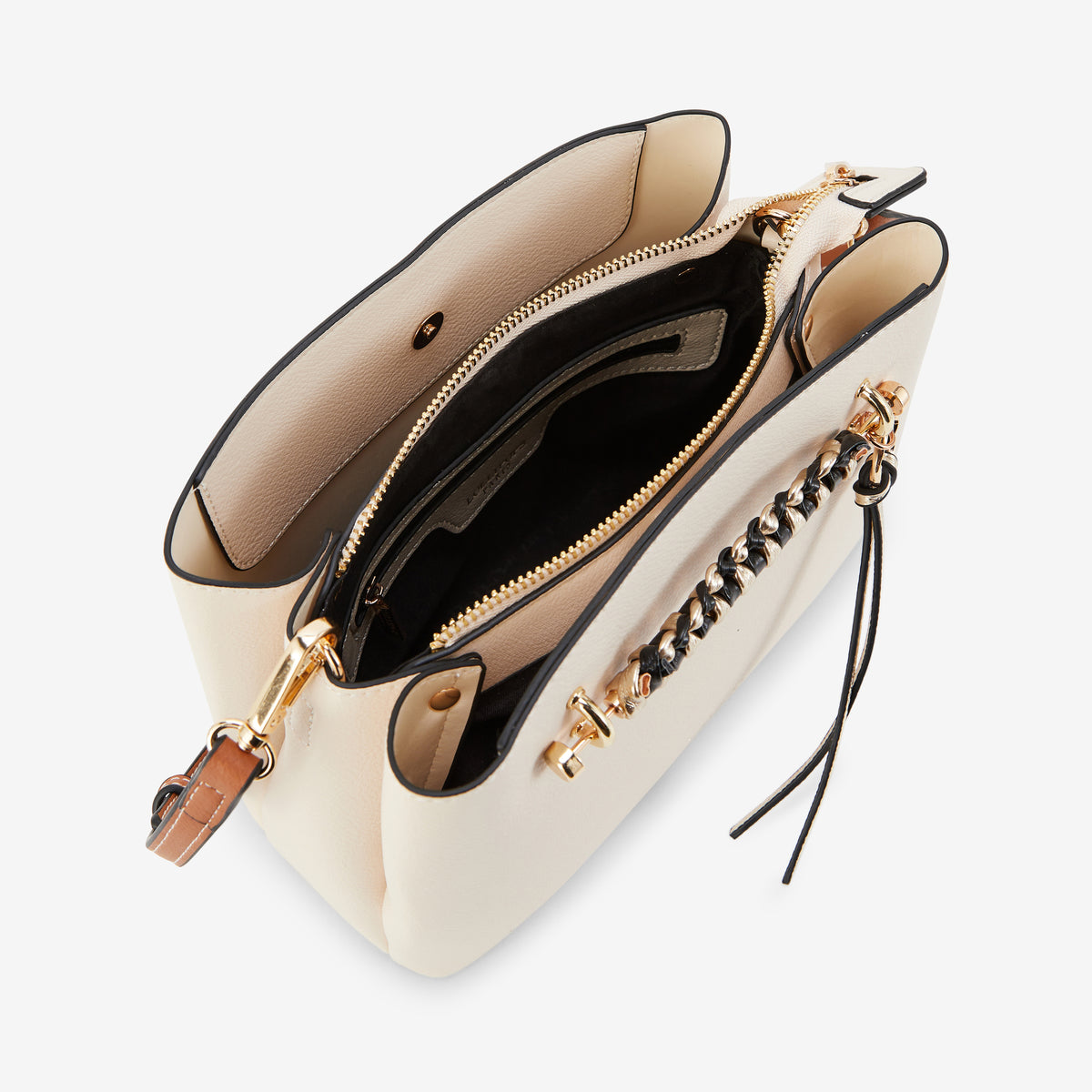 Sac porté épaule M ivoire P-Kitami