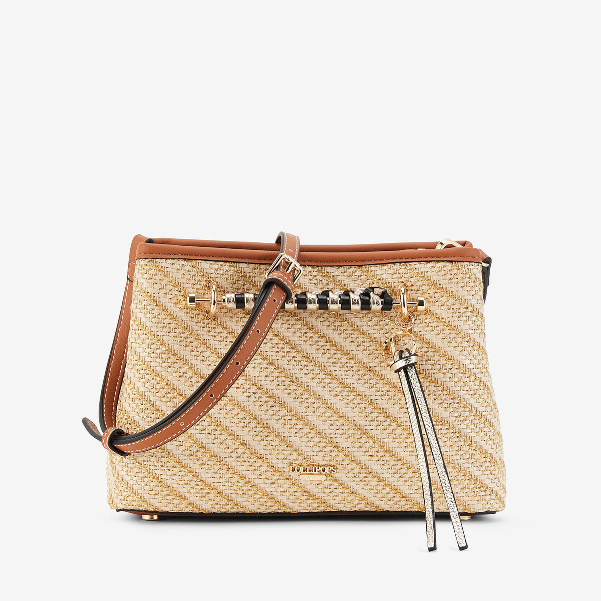 Sac porté épaule M doré P-Kitami