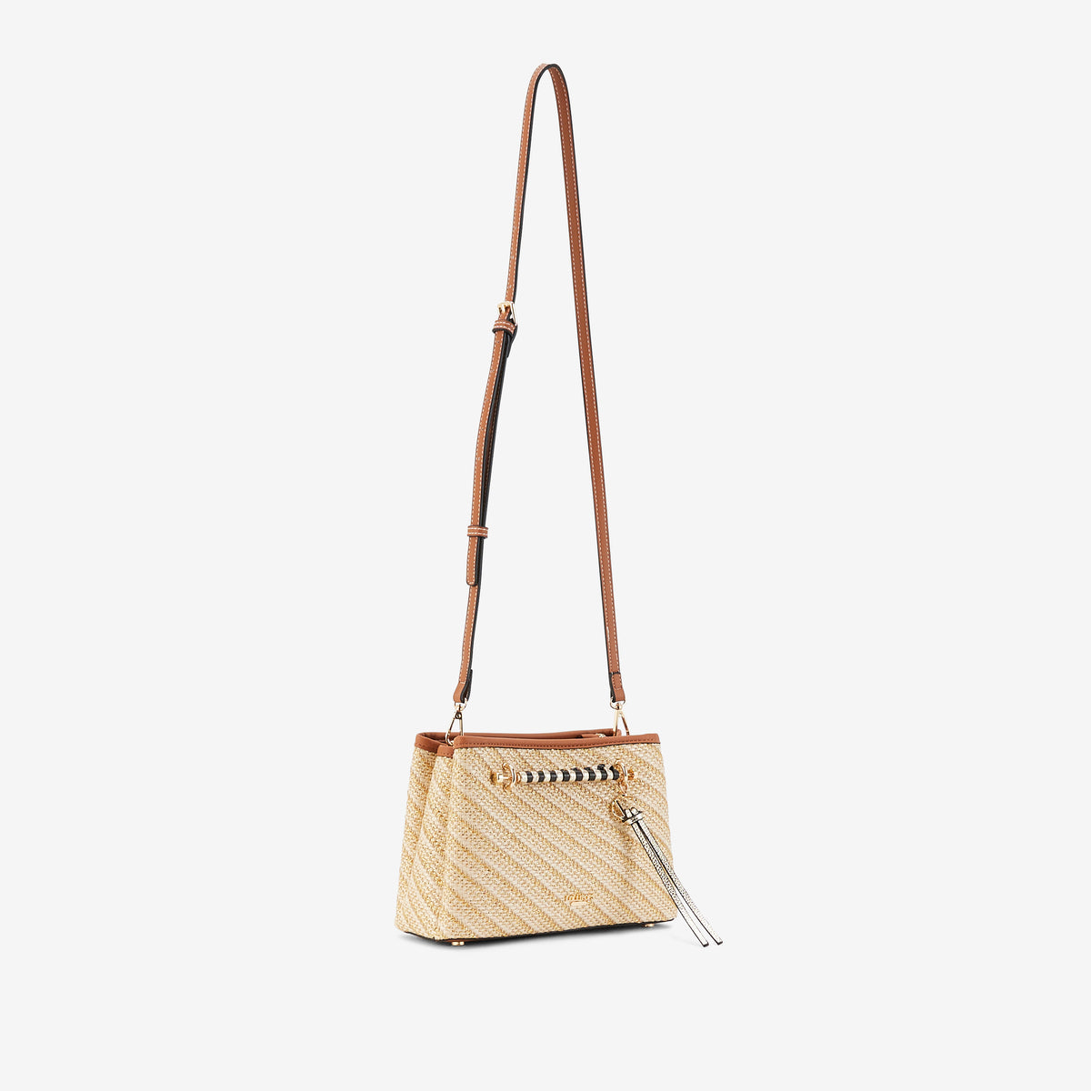 Sac porté épaule M doré P-Kitami