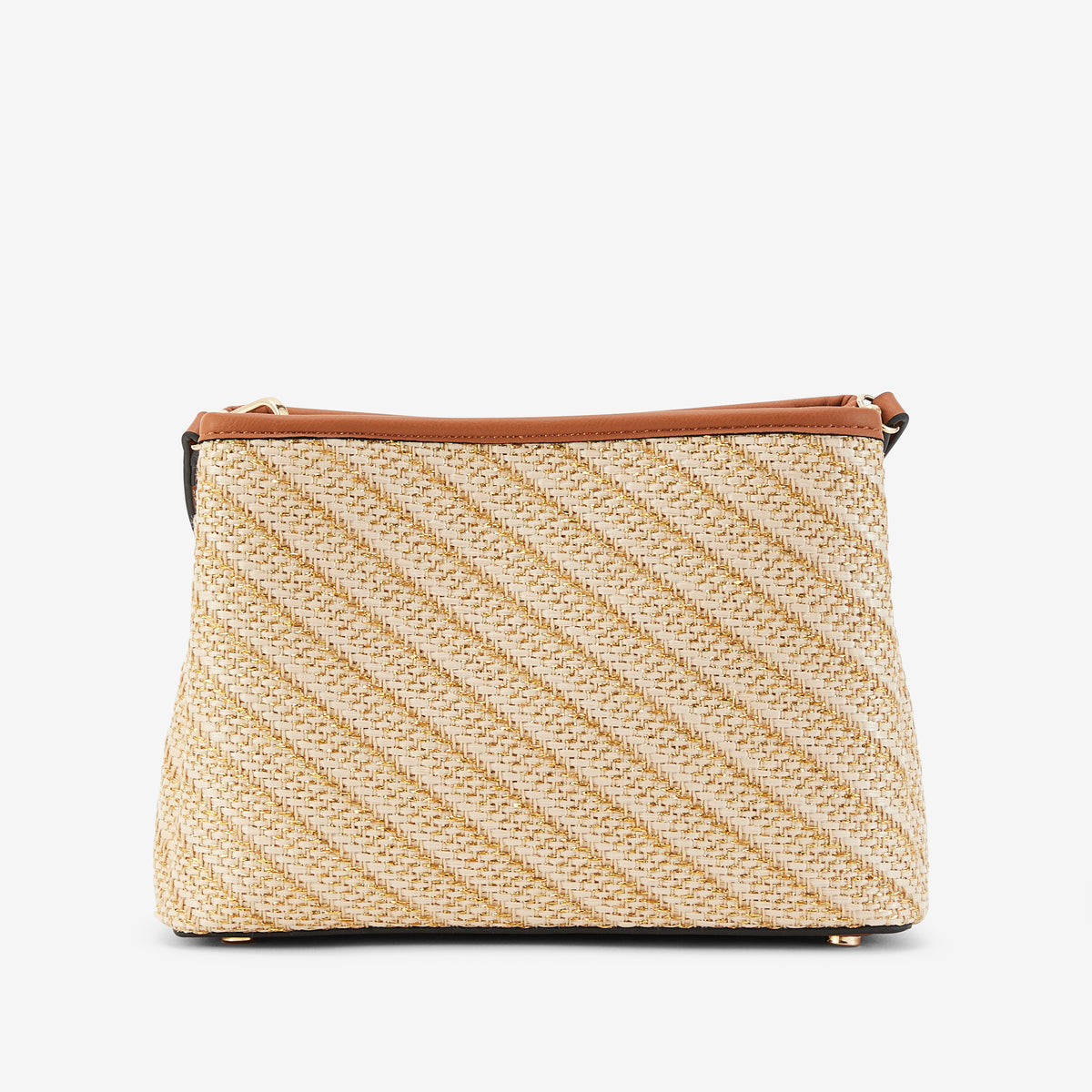 Sac porté épaule M doré P-Kitami