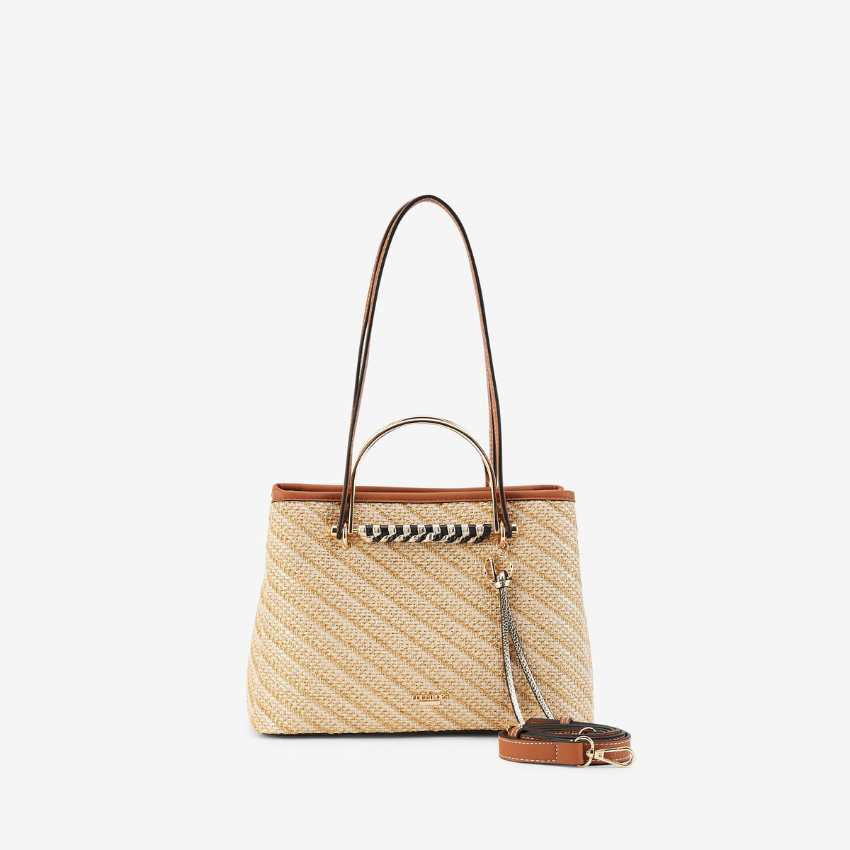 Sac shopper M doré P-Kitami