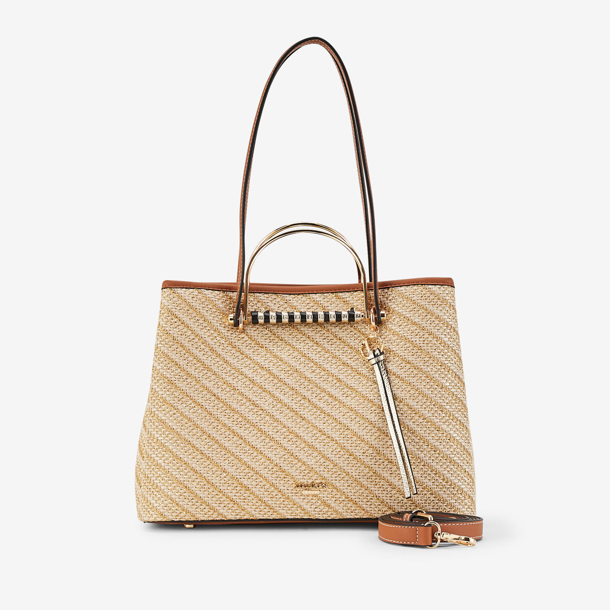 Sac shopper L doré P-Kitami