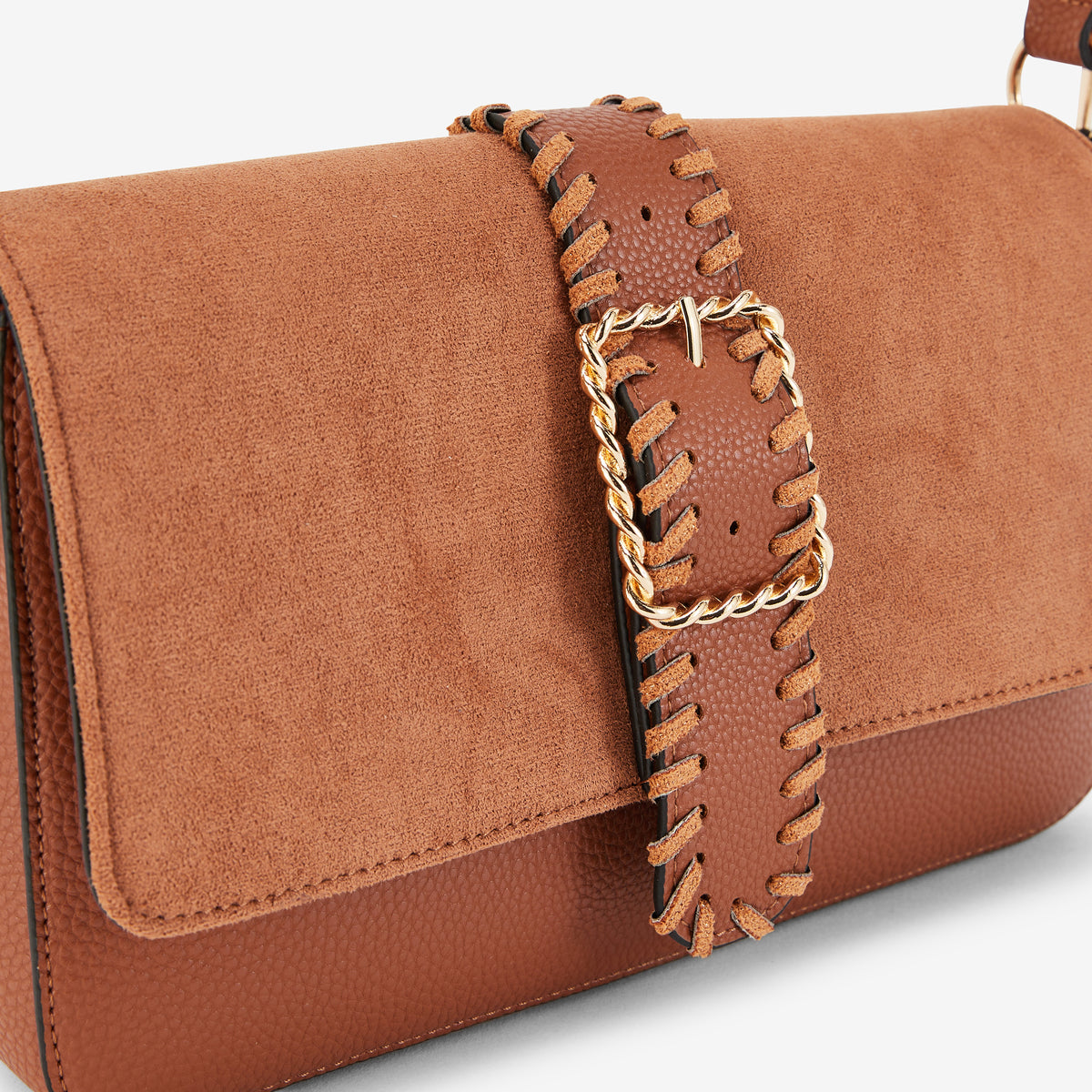 Sac porté épaule camel Phiby