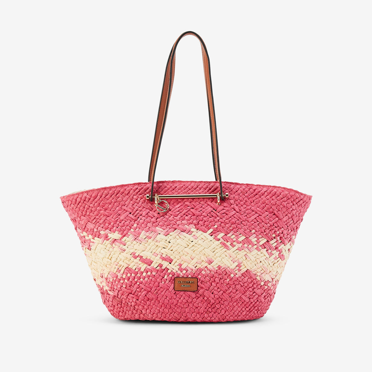 Sac panier rose Poupidoo