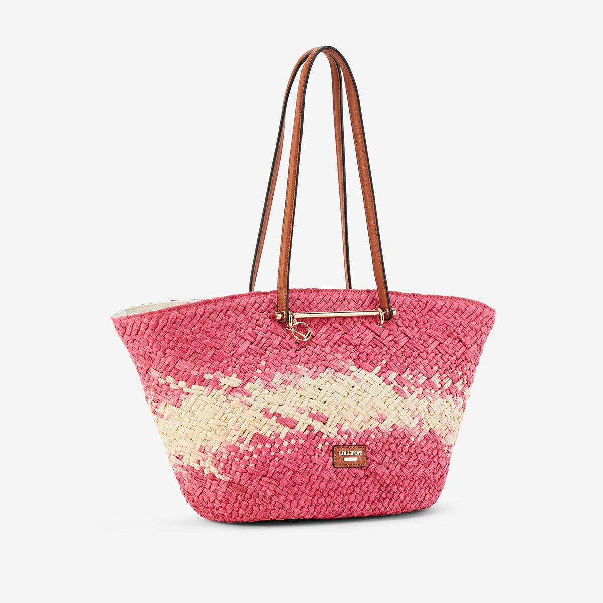 Sac panier rose Poupidoo