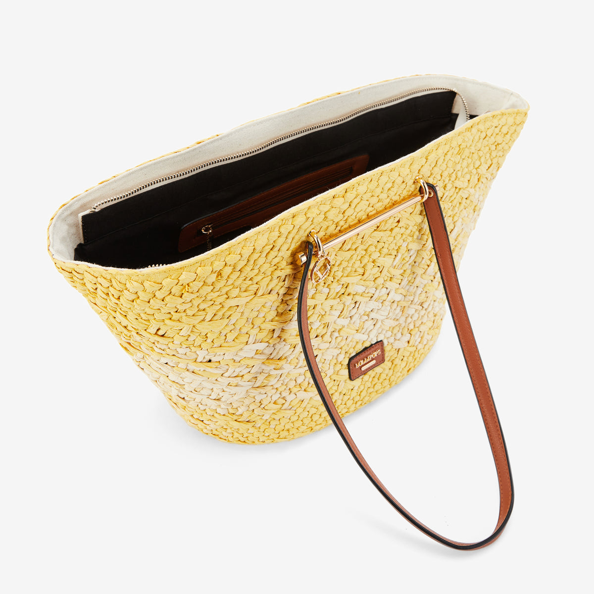 Sac panier jaune Poupidoo