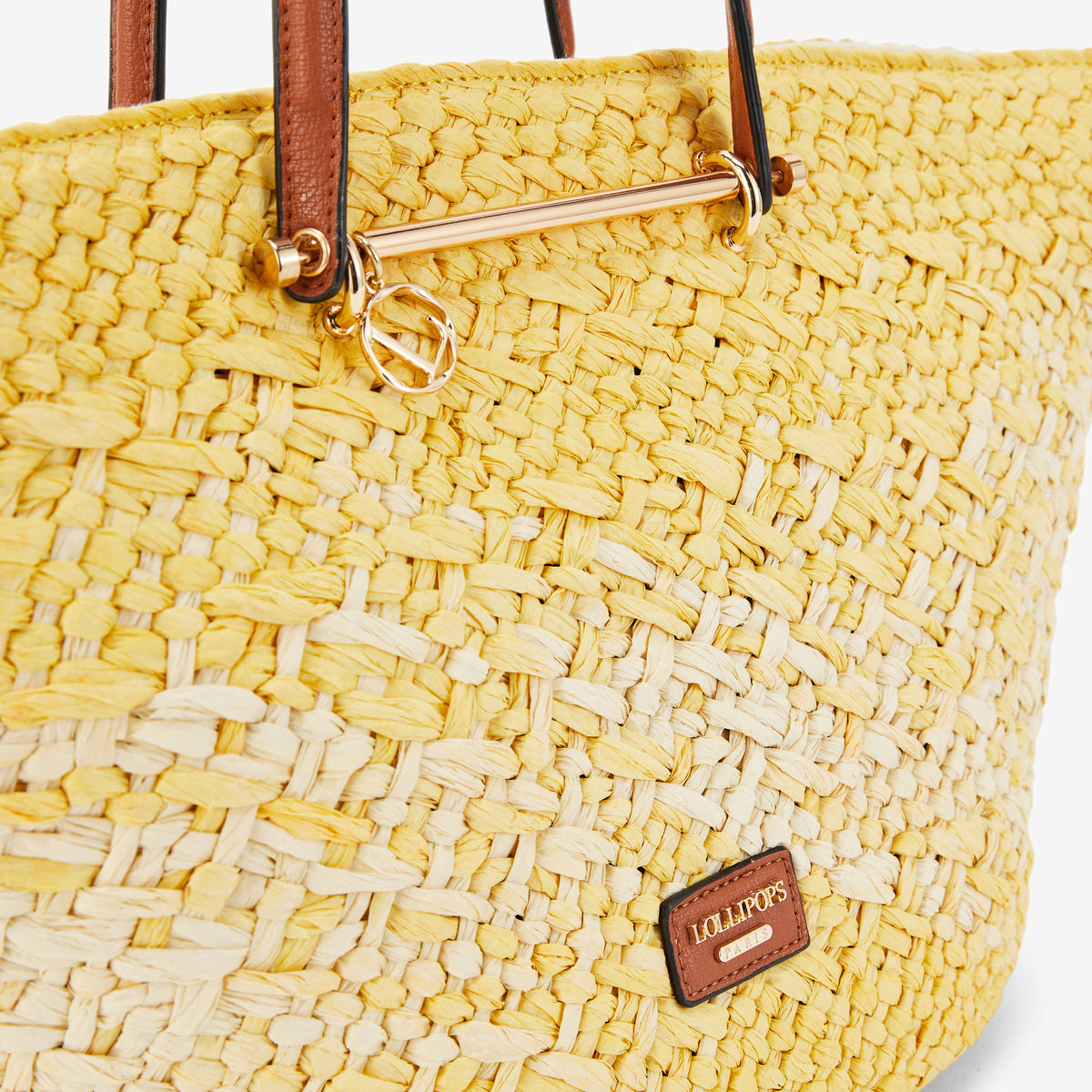 Sac panier jaune Poupidoo