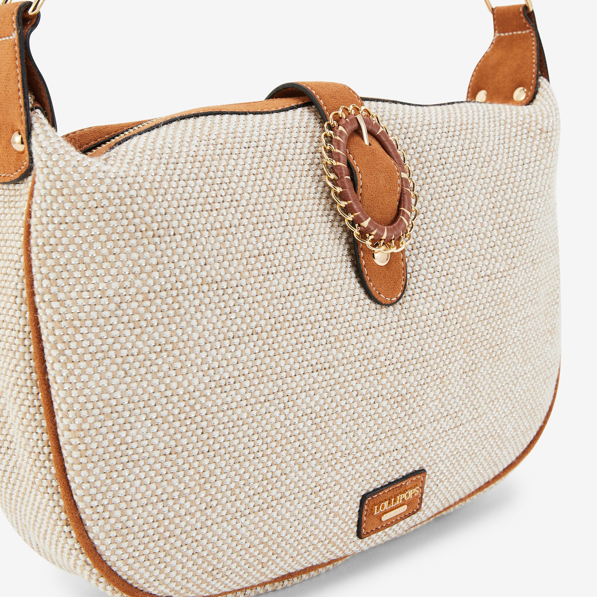 Sac porté épaule camel Paisley