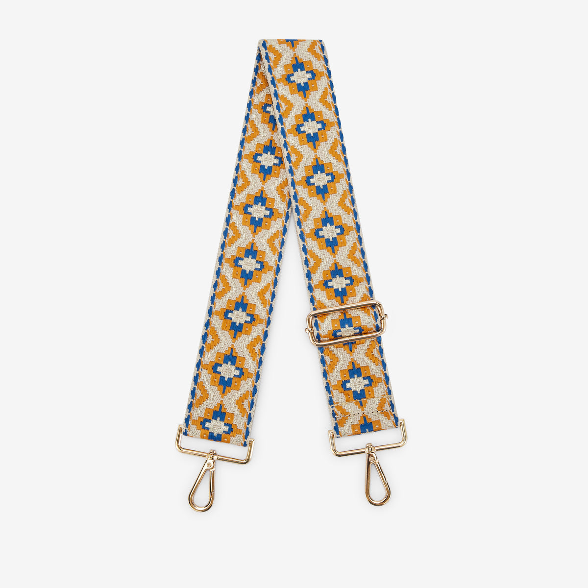 Bandoulière bleu Pompom