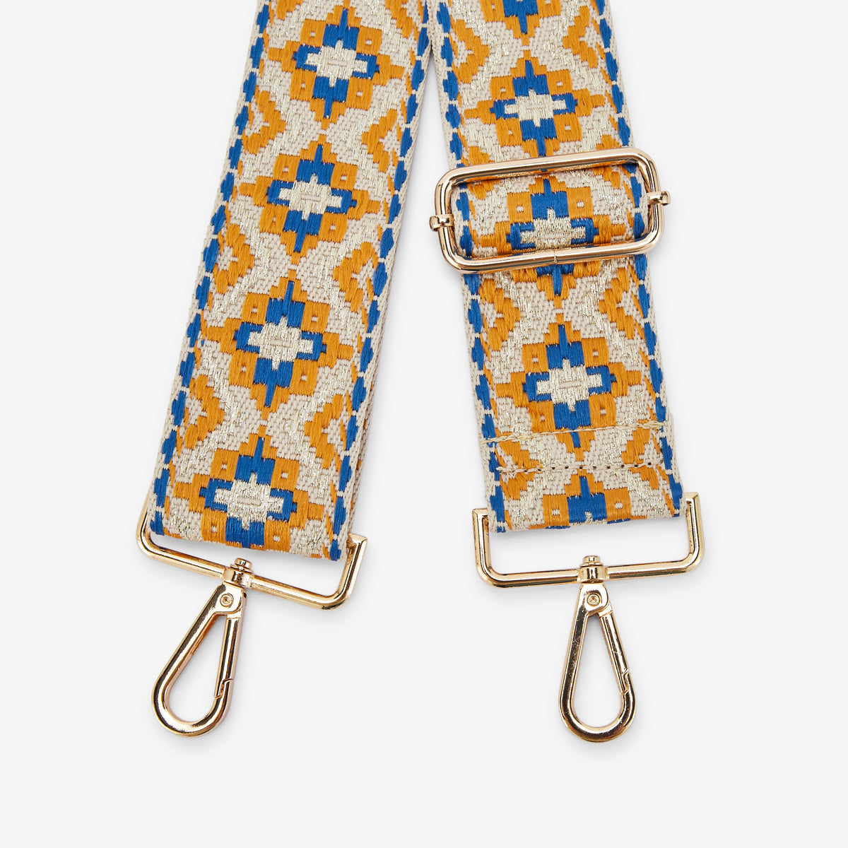 Bandoulière bleu Pompom