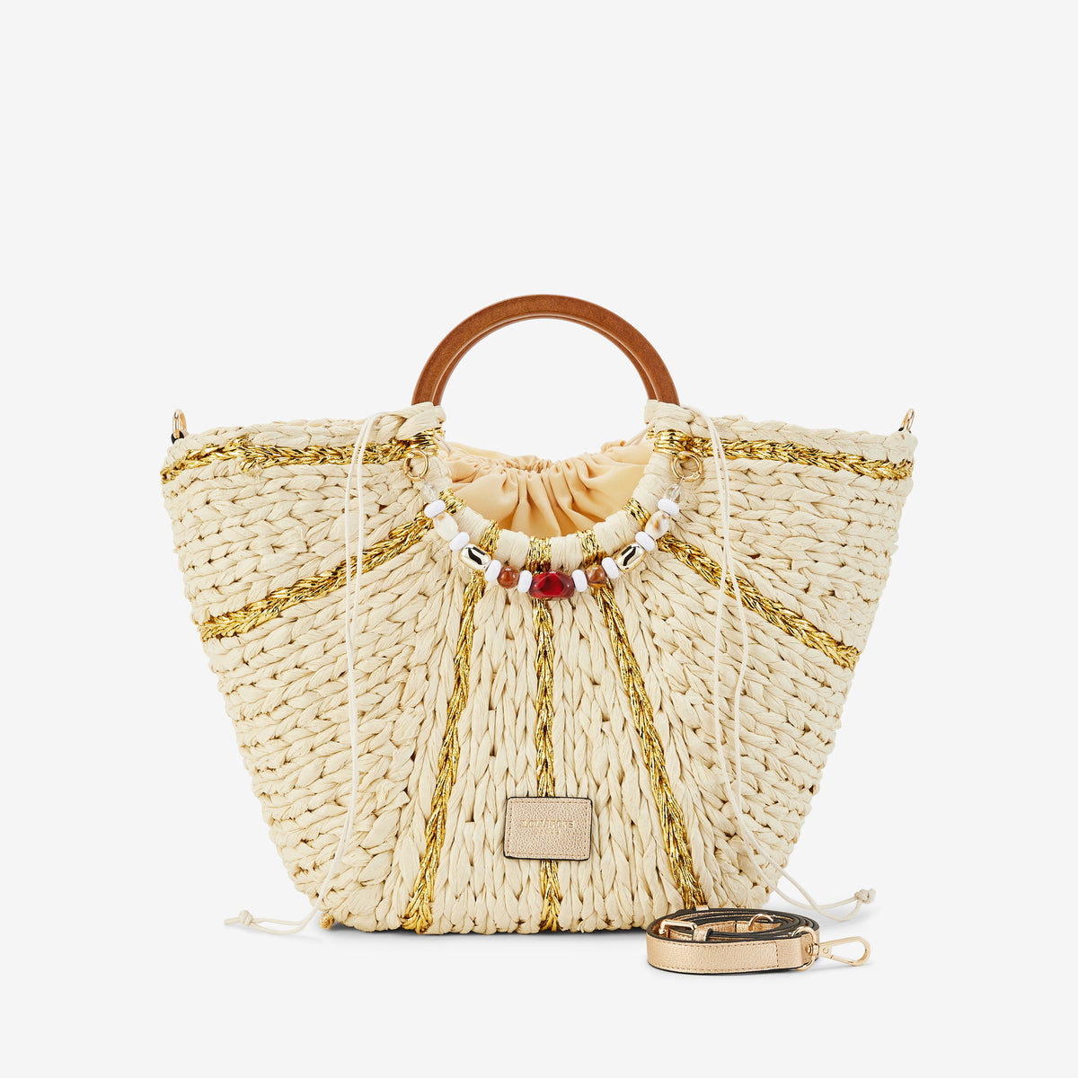 Grand panier beige Petronille