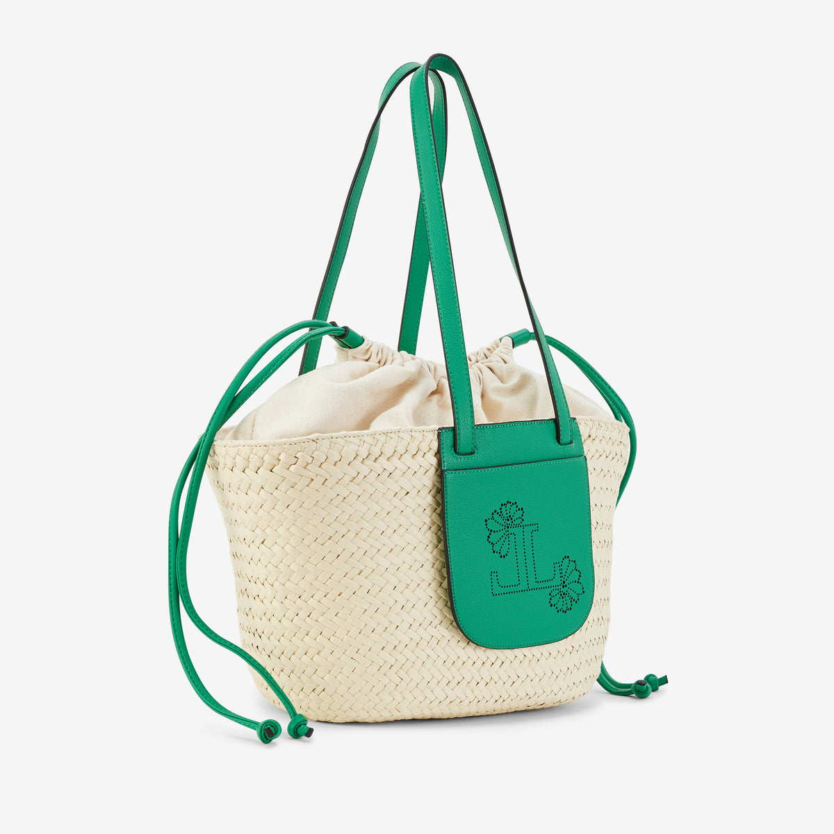 Grand panier vert Poldie