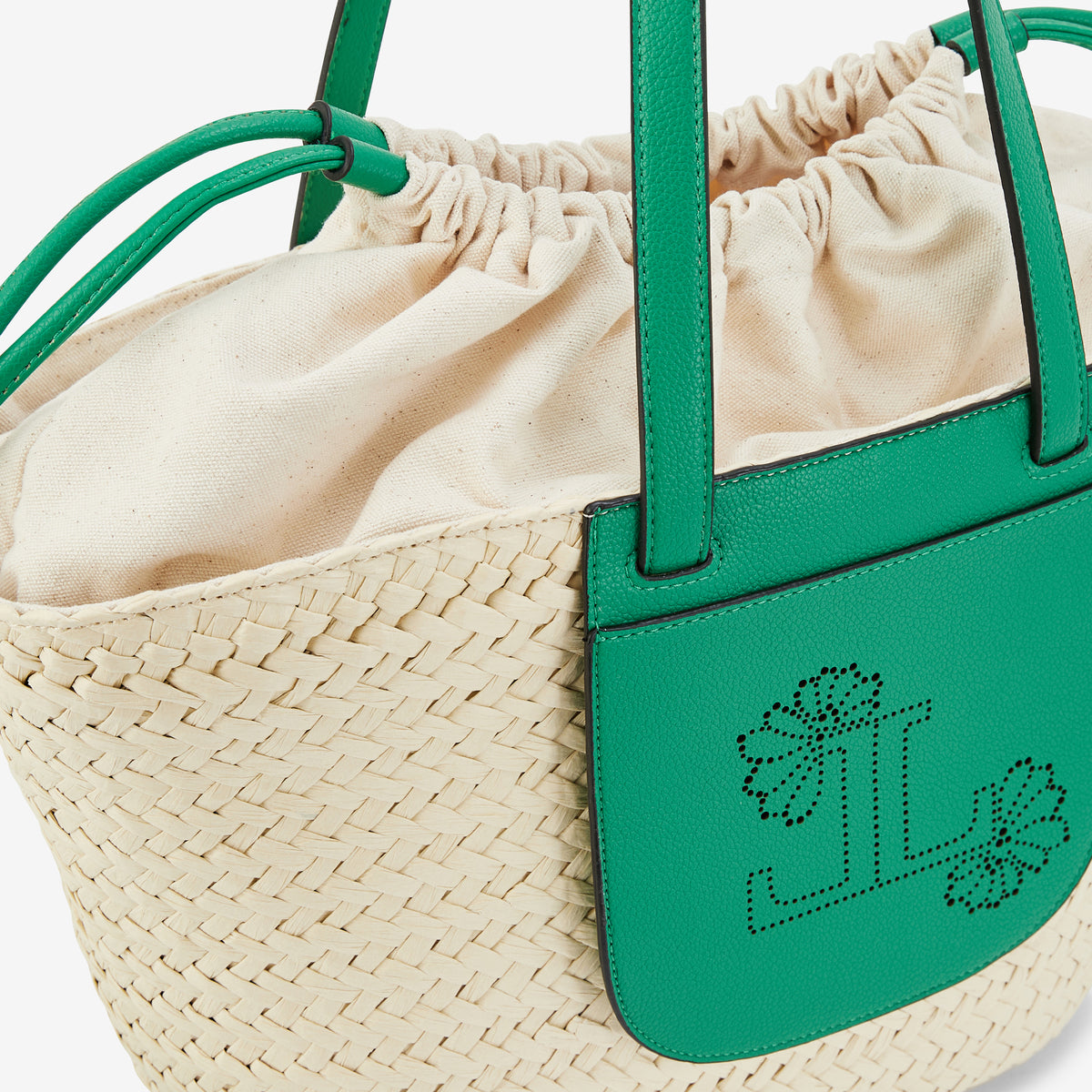 Grand panier vert Poldie